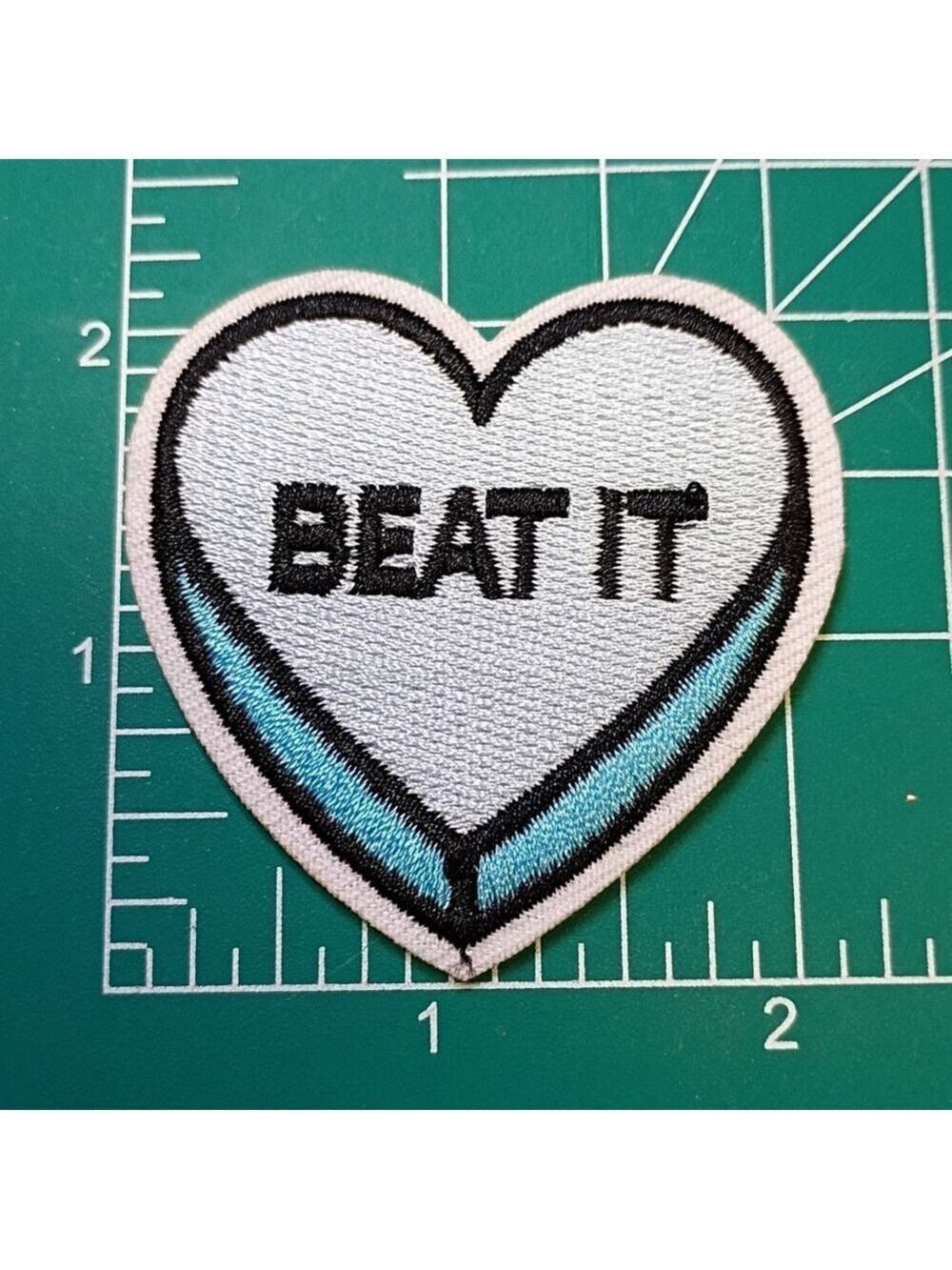 🌻 Heart Shaped 'Beat It' Patch